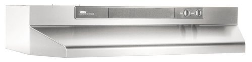 Broan 463001 Under-Cabinet Range Hood with Infinitely Adjustable Speed Control, 30-Inch, White N2