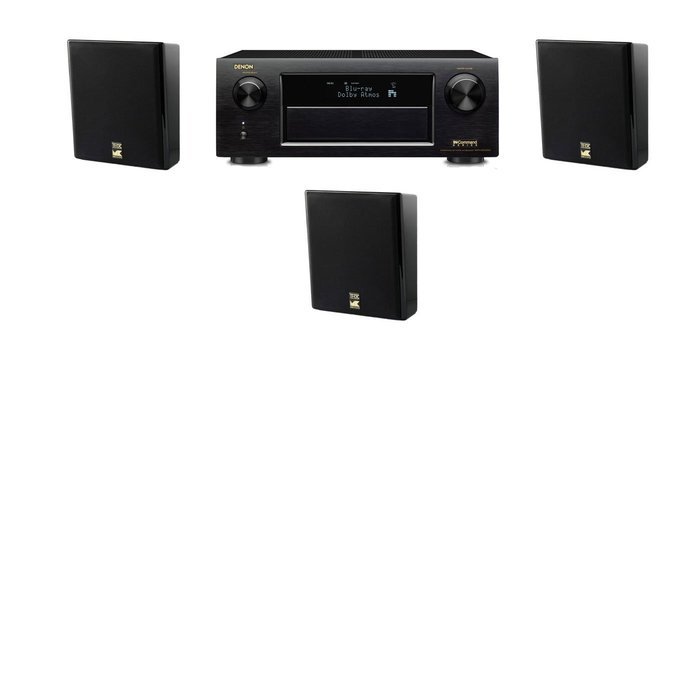 M&K Sound MP150II Wall Mounted Loudspeaker 3.0 Denon AVR-X5200W