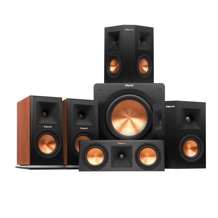 Klipsch 5.1 RP-150M Reference Premiere Speaker Package with R-110 SW Subwoofer (Cherry) N2