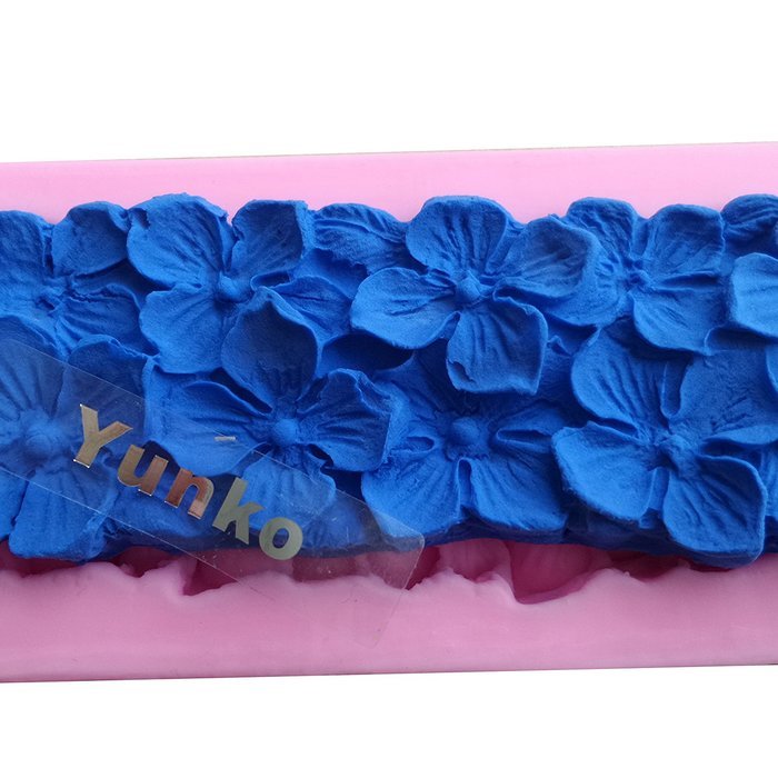 Yunko Hydrangea Lace Silicone Cake Decorating Fondant Cake Chocolate Candy Mold