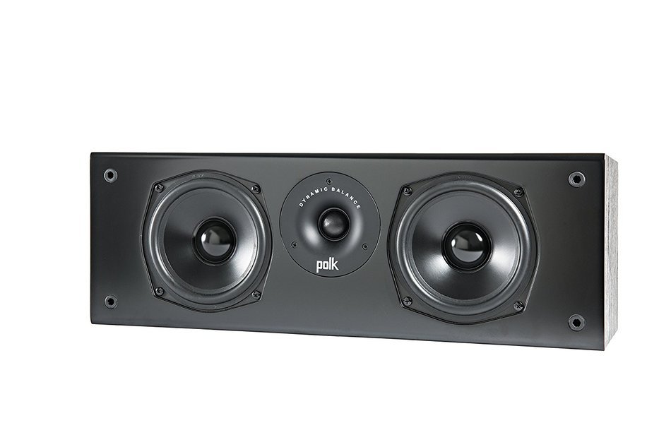 Polk Audio T30 Center Channel Speaker (Black)