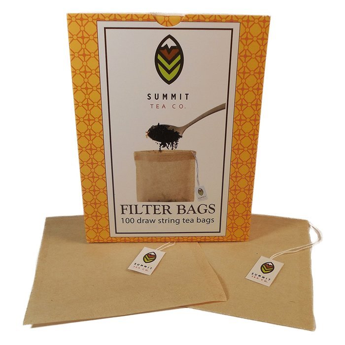 Summit Tea - Our Best Draw String Unbleached 100 Count Disposable Tea, Herb and Spice Bags N2