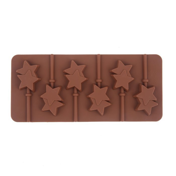 Crazy Egg Silicone Hard Candy Lollipop Molds with Sticks DIY 3d Chocolate Fondant Mould for Cake Decorations (... N2