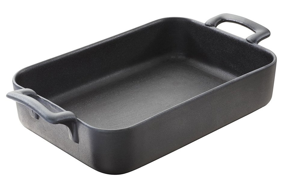 Revol Belle Cuisine 642056 Roasting Dish, 60-Ounce, Slate N2