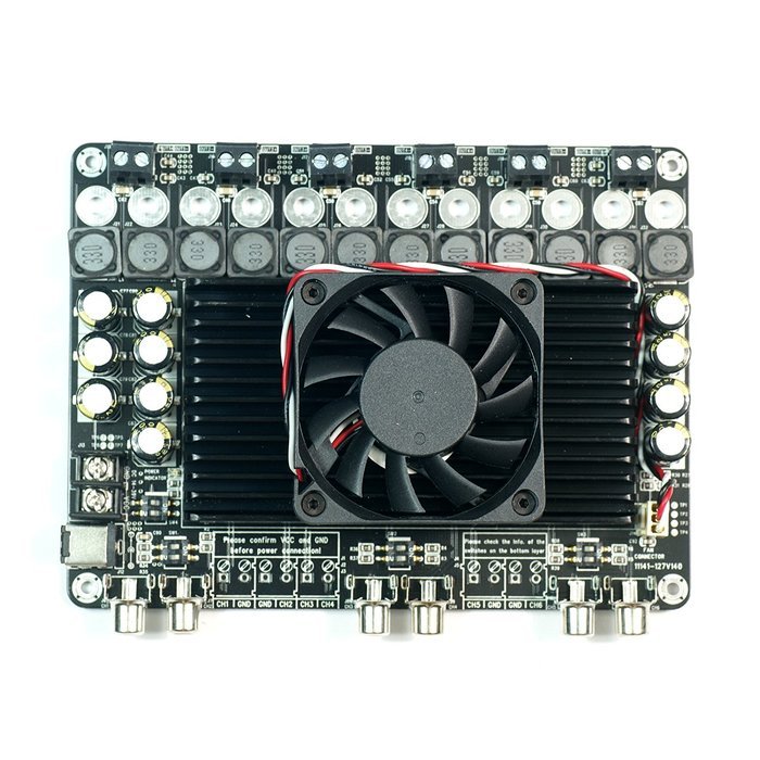 Sure Electronics Pack of 6 X 100W Class D Audio Amplifier W MW 600W Power Supply N2