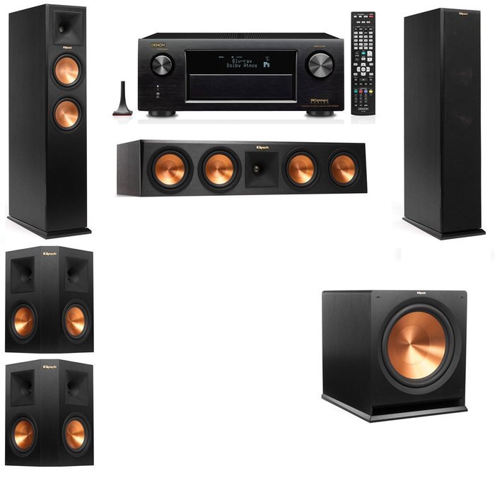 Klipsch RP-260F Tower Speakers-5.1-Denon AVR-X4100W