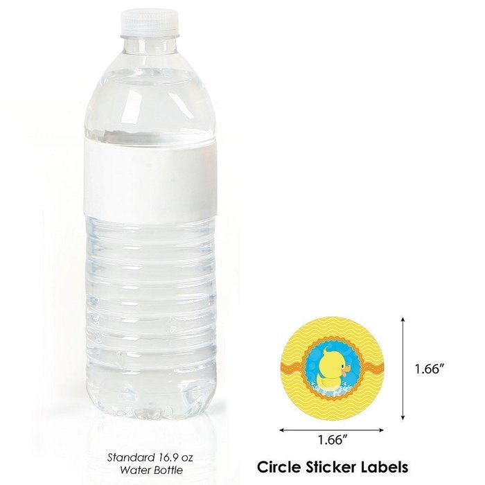 Ducky Duck - Cupcake Wrapper & Pick Party Kit - Set of 24