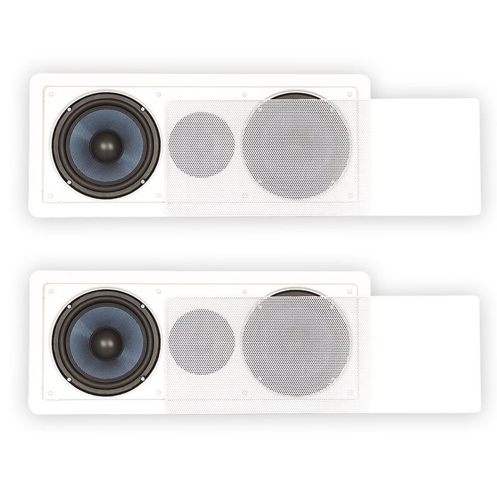 Blue Octave BDLCR6 In Wall Center Dual 6.5" Speakers Home Theater 2 Speaker Set