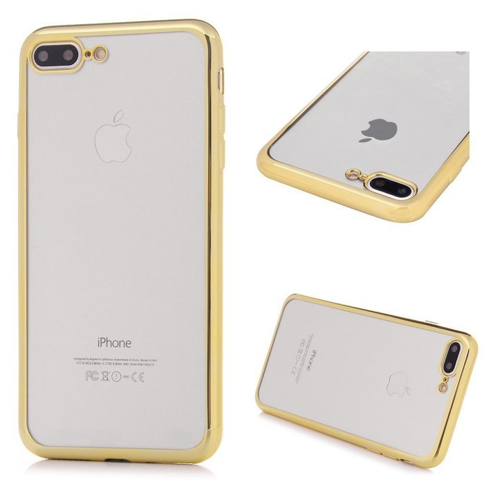 Badalink iPhone 7 Plus Case (5.5") Electroplated Plating Soft TPU Shockproof Flexible Easy Grip Crystal Clear... N22
