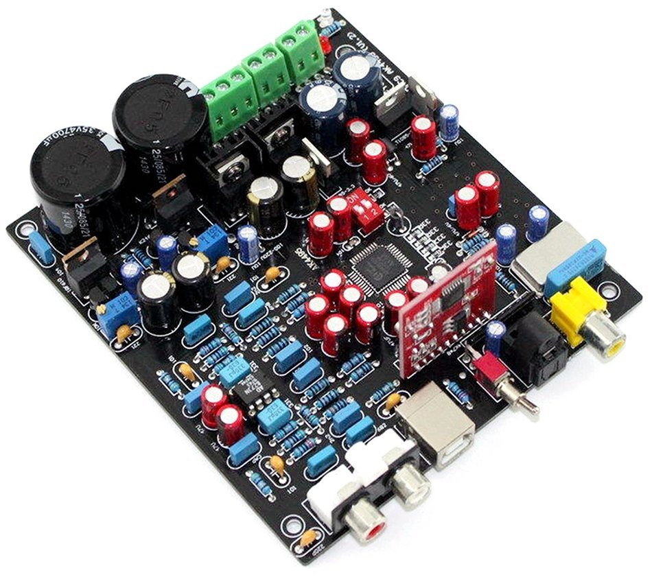 AK4495SEQ + WM8805 DAC Fiber Coaxial USB Decoding Board + USB Daughter Card