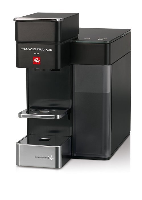 Francis Francis for Illy 60068 Y5 Duo Espresso & Coffee Machine, Black N7