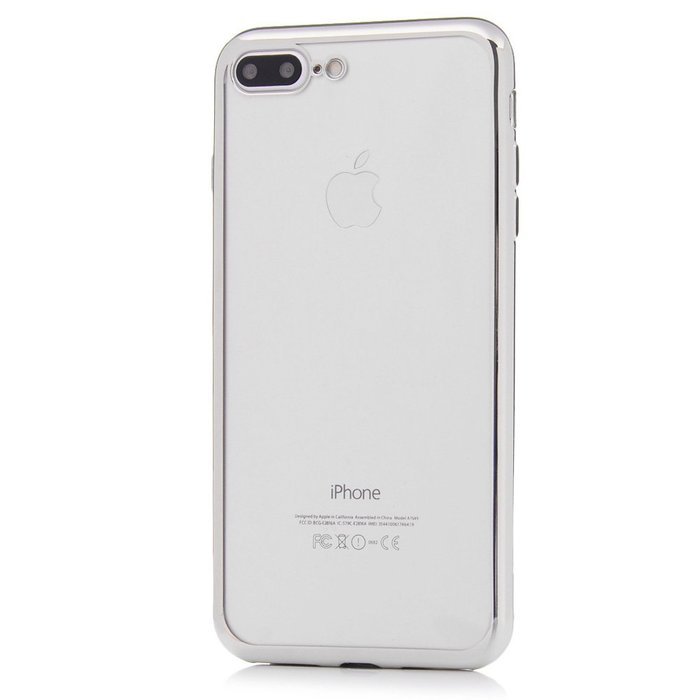 Badalink iPhone 7 Plus Case (5.5") Electroplated Plating Soft TPU Shockproof Flexible Easy Grip Crystal Clear... N29