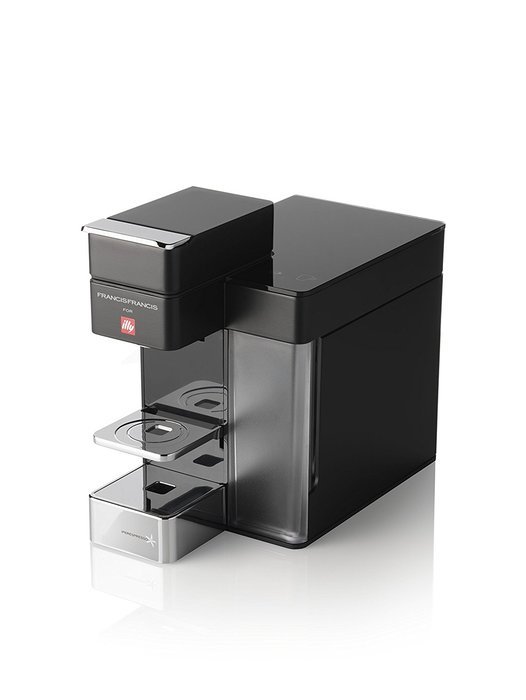 Francis Francis for Illy 60068 Y5 Duo Espresso & Coffee Machine, Black N8