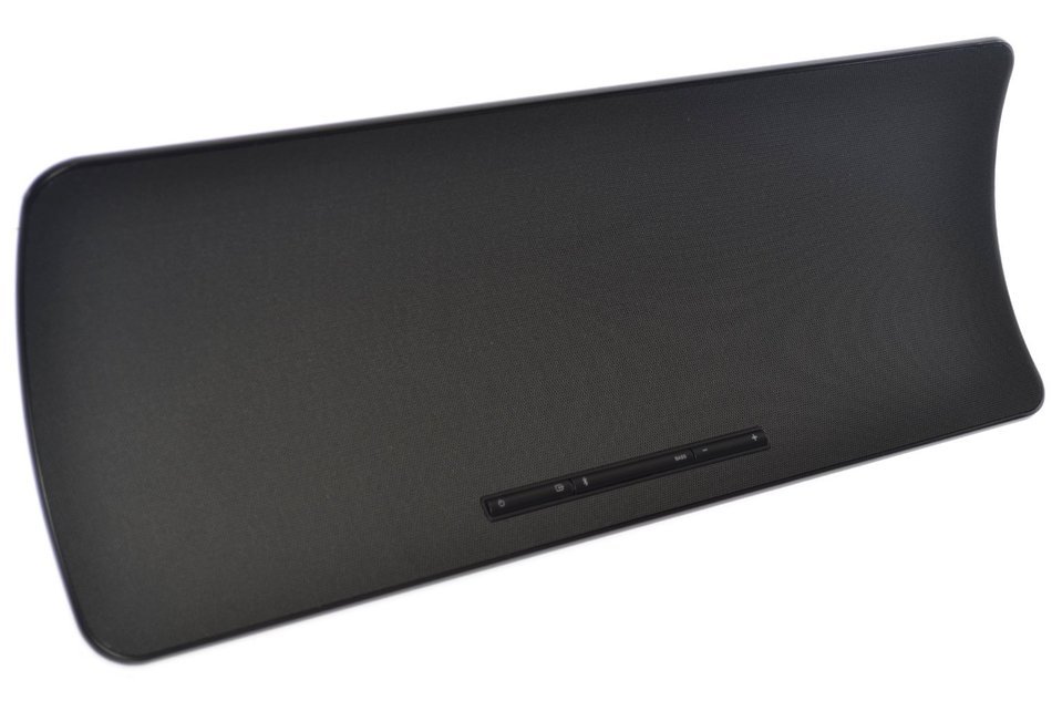 GOSO Bluetooth Soundbar Speaker Large 19" Curved, Thin & Elegant Design Wireless Up-to 30' w/ USB Phone Charger N2