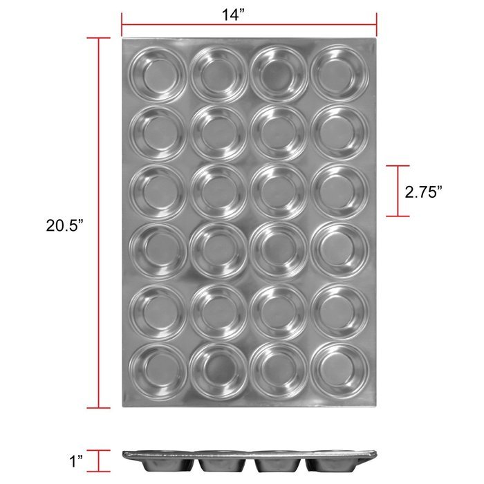 Thunder Group 24-Cup Muffin Pan