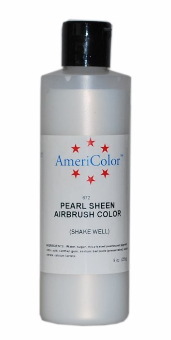 AmeriColor Amerimist Airbrush Color 9 Ounce, Silver Metallic Sheen N13