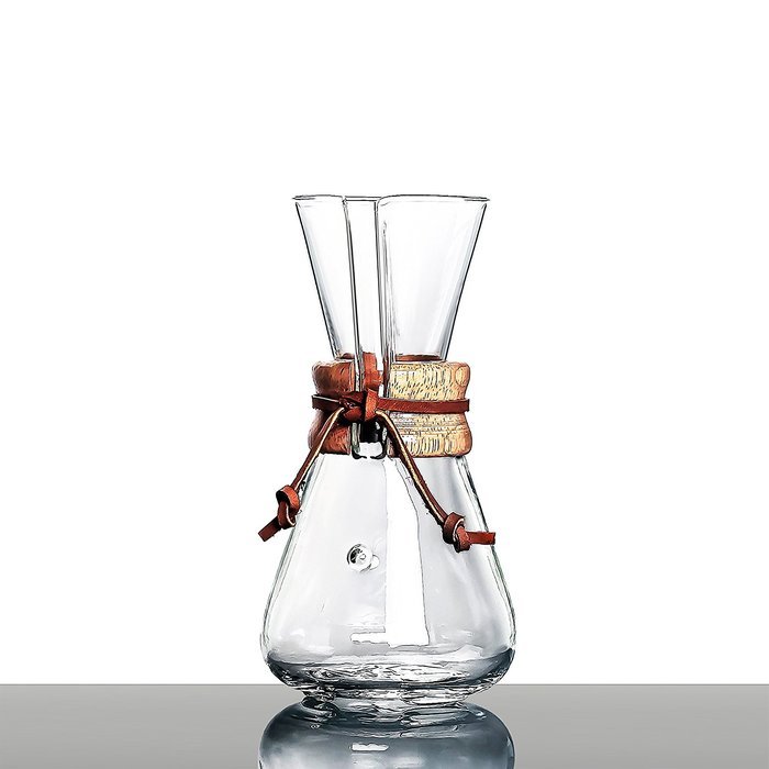 Chemex 3-Cup Coffeemaker with Glass Handle N6