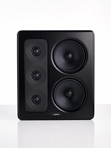 M&K S-300 Monitor Black Satin with Black Grille | Sold Each
