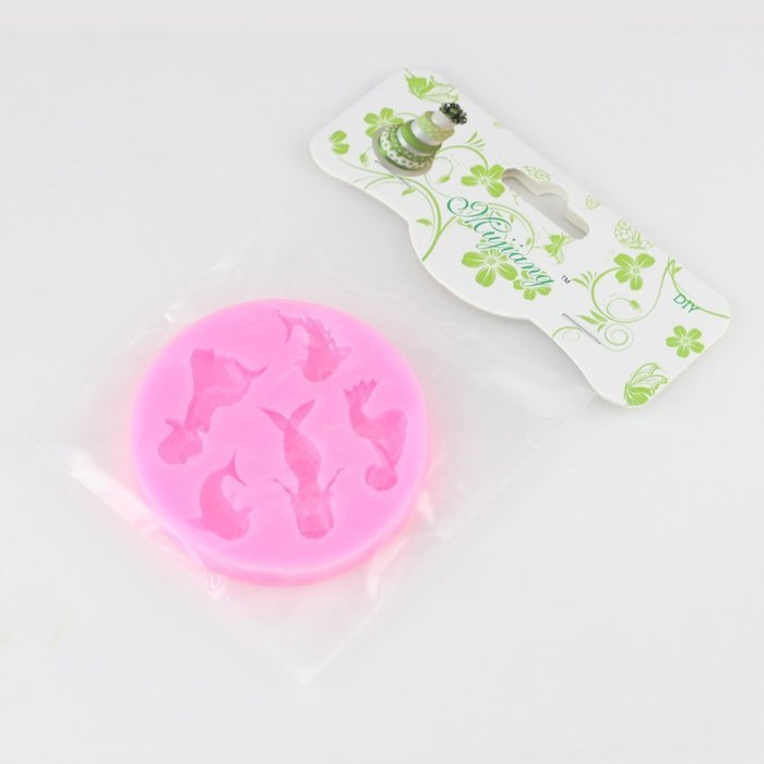 Mujiang Little Mermaid Cake Decorating Food Grade Silicone Jello Sugar Chocolate Fondant Molds N30