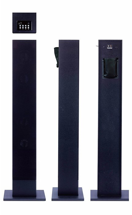 Proscan PSP264 Floor Standing Bluetooth Home Audio Speaker with FM Radio and Dock N2