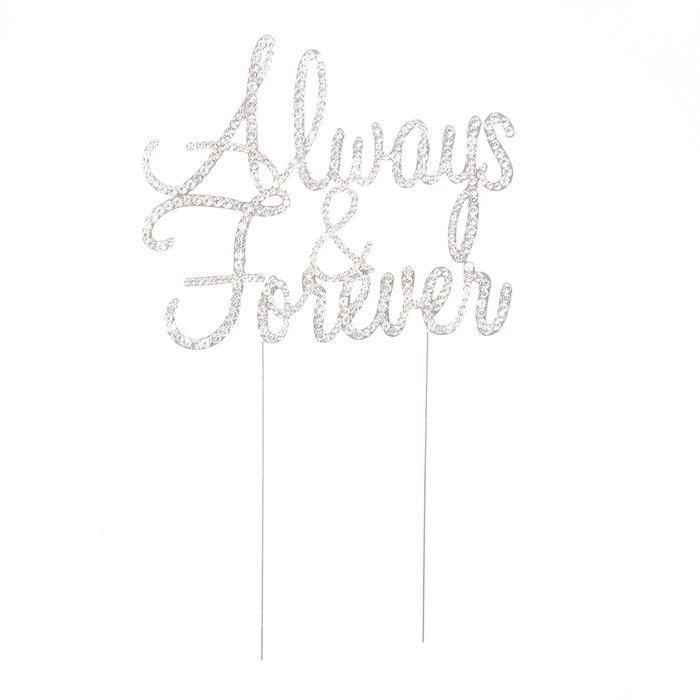 Happily Ever After Wedding Cake Topper, Gold Fairytale Princess Decoration (Happily Ever After - Gold) N15