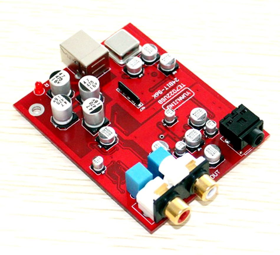 TE7022+CS4398+OPA2132 24BIT-96K USB Decoder Module board Computer Sound Card N3