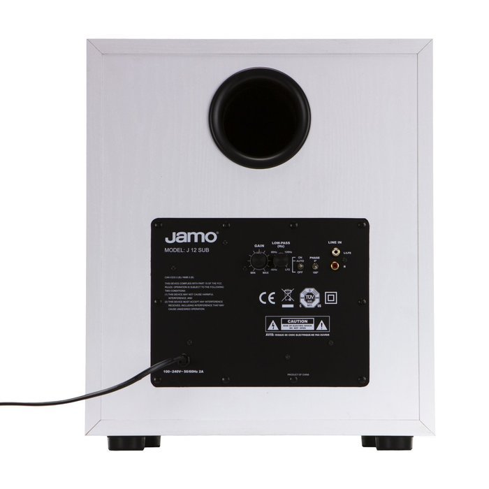 Jamo J-12-WHT 12 Inch Front Firing Woofer - White N2
