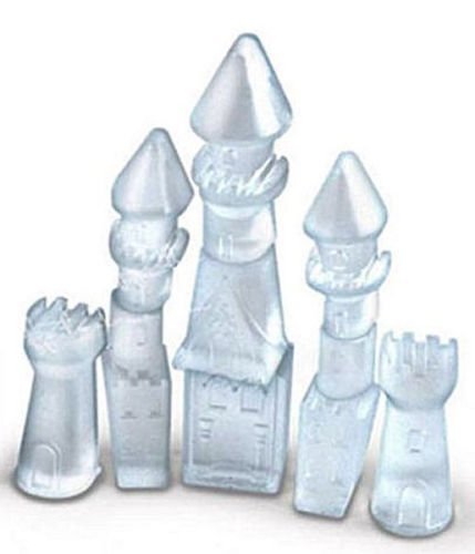 Baking Mold Cake Decorating Candy Molds Fondant Tray Castle Princess Red Silicone Mold Pan Chocolate Cake Ice... N6