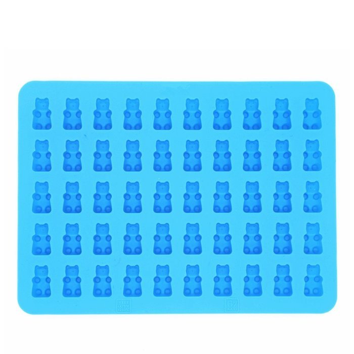 Gummy Bear Mold with Free Dropper for making 50 Cute Mini Bears - Perfect for Hard Candies, Gummies, Cookies and... N3