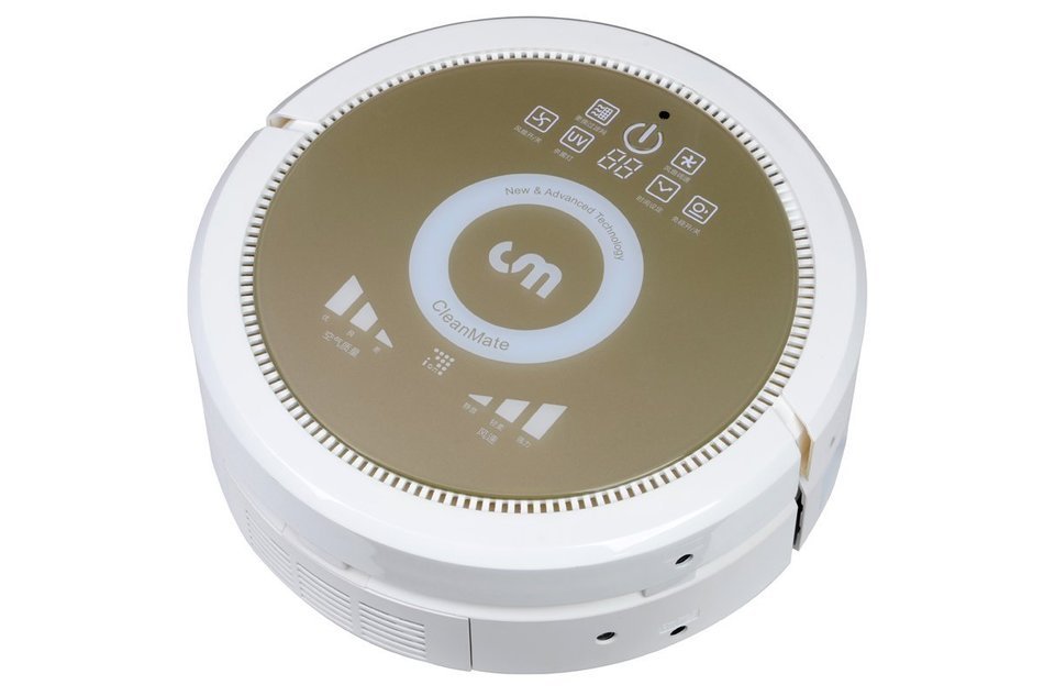 L.Y. Robotic Vacuum Cleaner with IR control, Recharge (Rose GOLD） N3