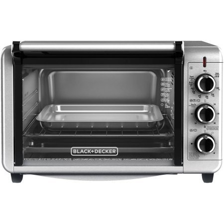 Black & Decker Dining In Countertop Convection Oven /Model:TO3210SSD/Color:Stainless Steel N4
