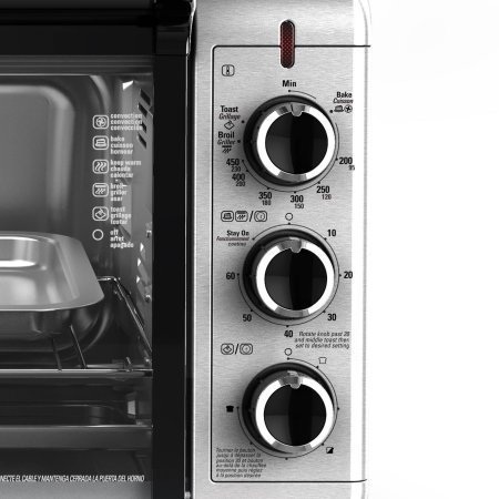 Black & Decker Dining In Countertop Convection Oven /Model:TO3210SSD/Color:Stainless Steel N5