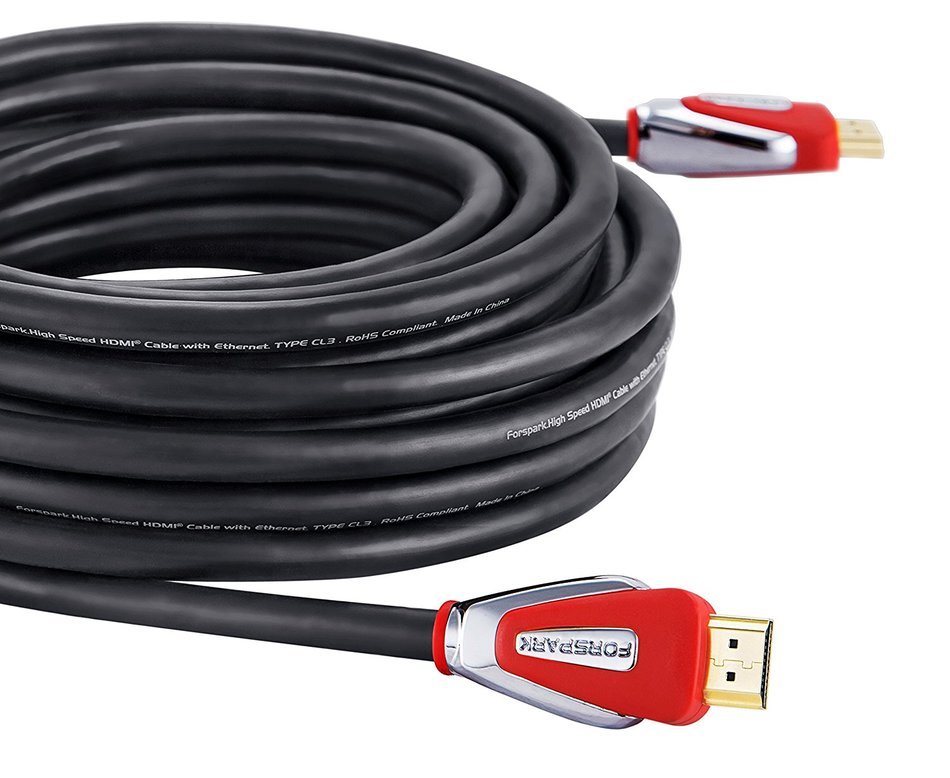 FORSPARK 5ft 4K-HDMI 2.0 Ultra Premium High Speed HDMI Cable 26AWG with Ethernet,Support 3D 4K 1080P for Apple... N10