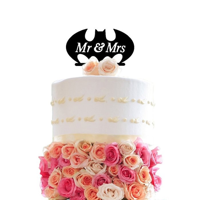 Ecape Creative Mr and Mrs Personalized Wedding Cake Toppers Deer Cake Topper for Special Events N13