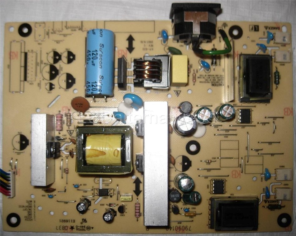 Viewsonic VA2026W LCD Monitor Repair Kit, Capacitors Only, Not the Entire Board