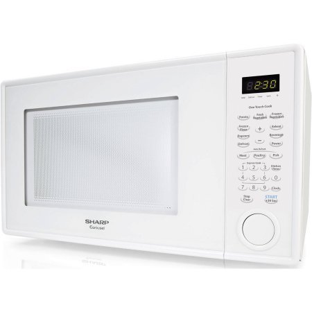 Sharp 1.1-cu ft Microwave, Smooth White /Model:R-309YW N3