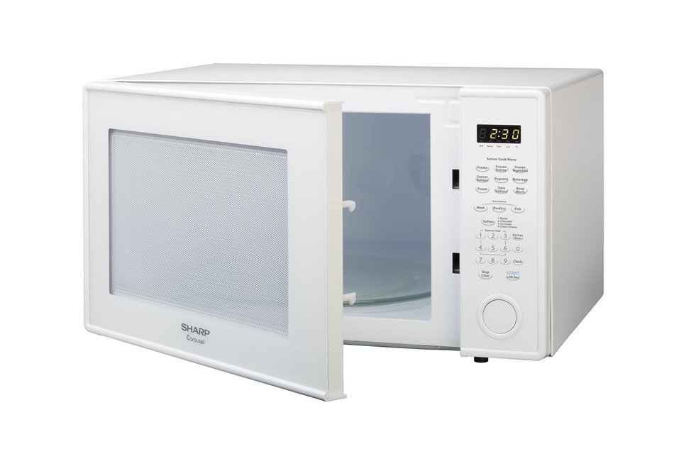 Sharp Countertop Microwave Oven ZR651ZS 2.2 cu. ft. 1200W Stainless Steel with Sensor Cooking N8