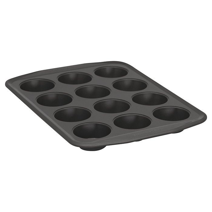 Baker's Secret 116466007 Basics Nonstick 6-Cup Texas Muffin Pan N2
