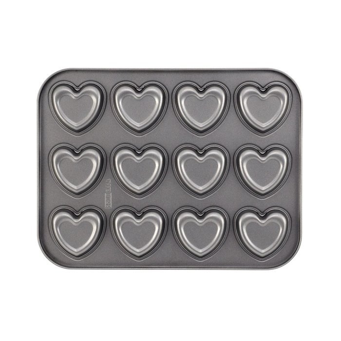 Cake Boss Specialty Nonstick Bakeware 2-Piece Heart & Flower Shaped Cookie Pan Set