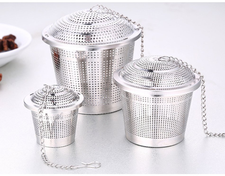 Bestwoohome Stainless Steel Tea Infuser/Filter for Loose Leaf Tea (Large) N5