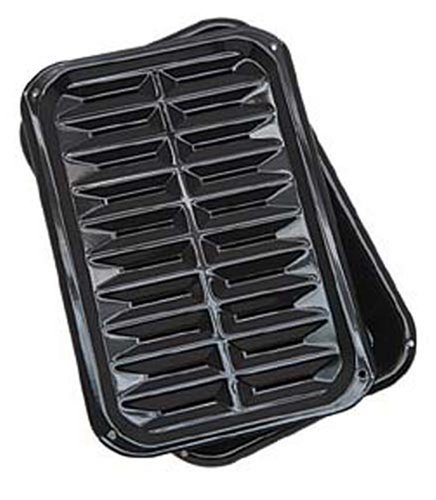 Range Kleen Porcelain 8-1/2-Inch-by-13-Inch Broil and Bake Pan