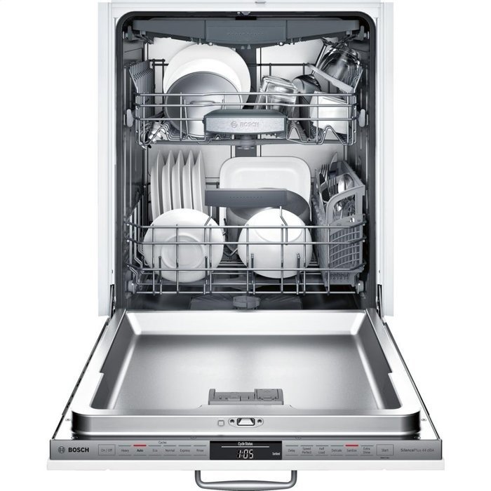 Bosch SHV68TL3UC 800 24" Custom Panel Fully Integrated Dishwasher - Energy Star