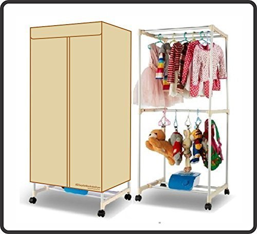 EasyGoProducts Wardrobe Dryer - Energy Saving Electric Lightweight Portable Clothes Dryer - 1000 Watt Ceramic...