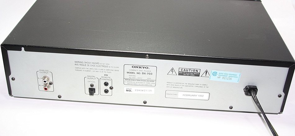 ONKYO DX-703 COMPACT DISC PLAYER N7