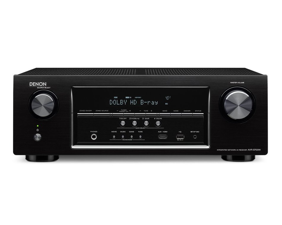 Denon AVR-S700W 7.2-Channel Network AV Receiver with Bluetooth and Wi-Fi (Discontinued by Manufacturer)