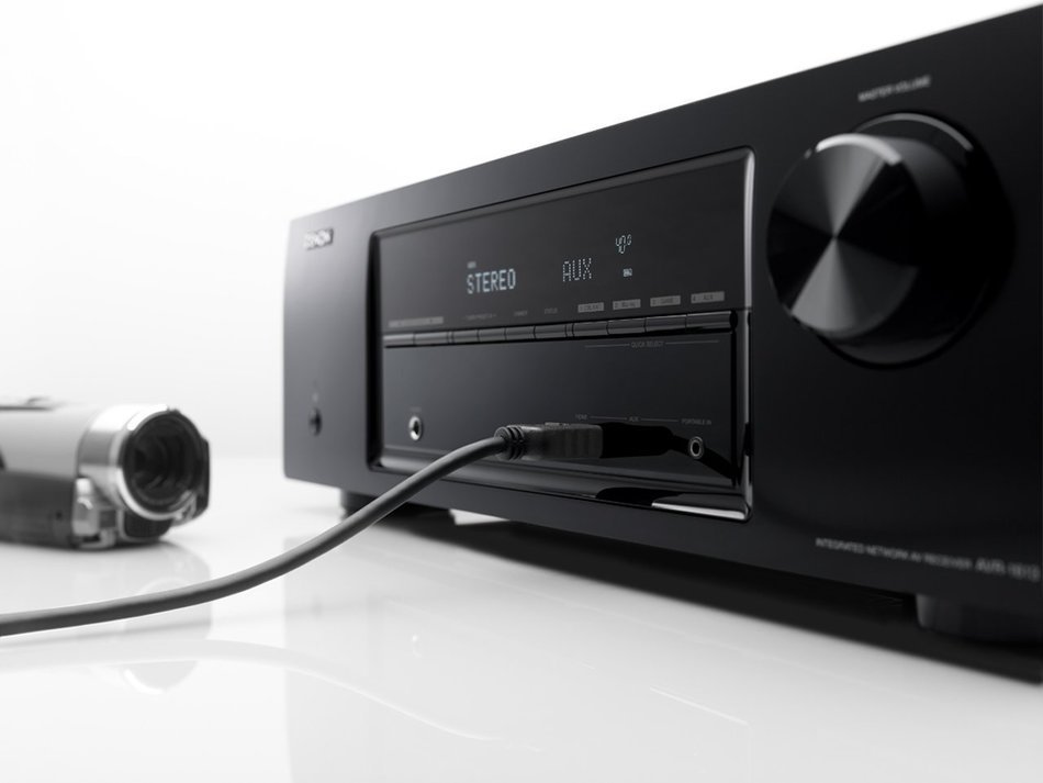 Denon AVR-1513 5.1 Channel 3D Pass Through Home Theater AV Receiver (Discontinued by Manufacturer) N8