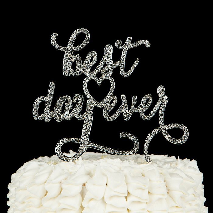 Happily Ever After Wedding Cake Topper, Gold Fairytale Princess Decoration (Happily Ever After - Gold) N24