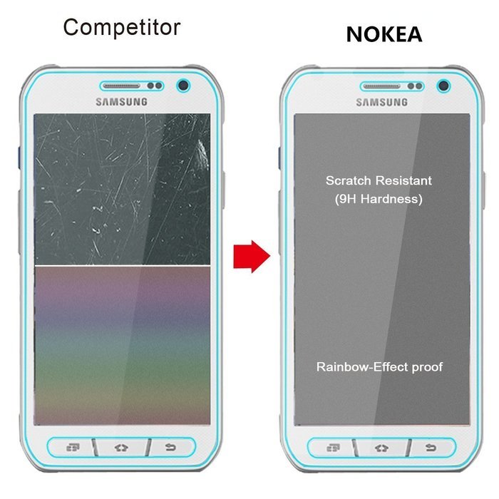 [2 Pack] Samsung Galaxy Note 5 Screen Protector, NOKEA [Tempered Glass] with [9H Hardness]... N3