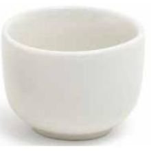 Front Of The House Euro White Porcelain Mini Ramekin Cup, 2 Ounce -- 12 per case.