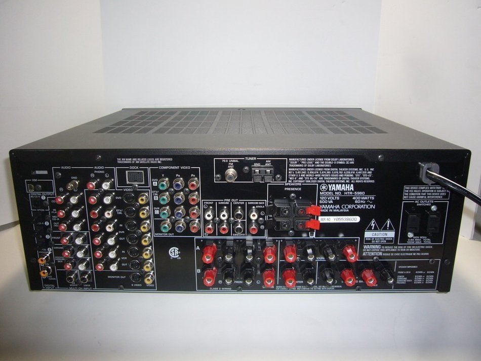 Yamaha HTR-5960 7.1-Channel Digital Home Theater Receiver (Discontinued by Manufacturer) N2